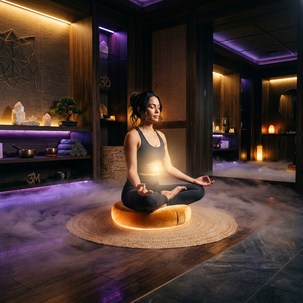 Meditation zone at Shadow Fitness